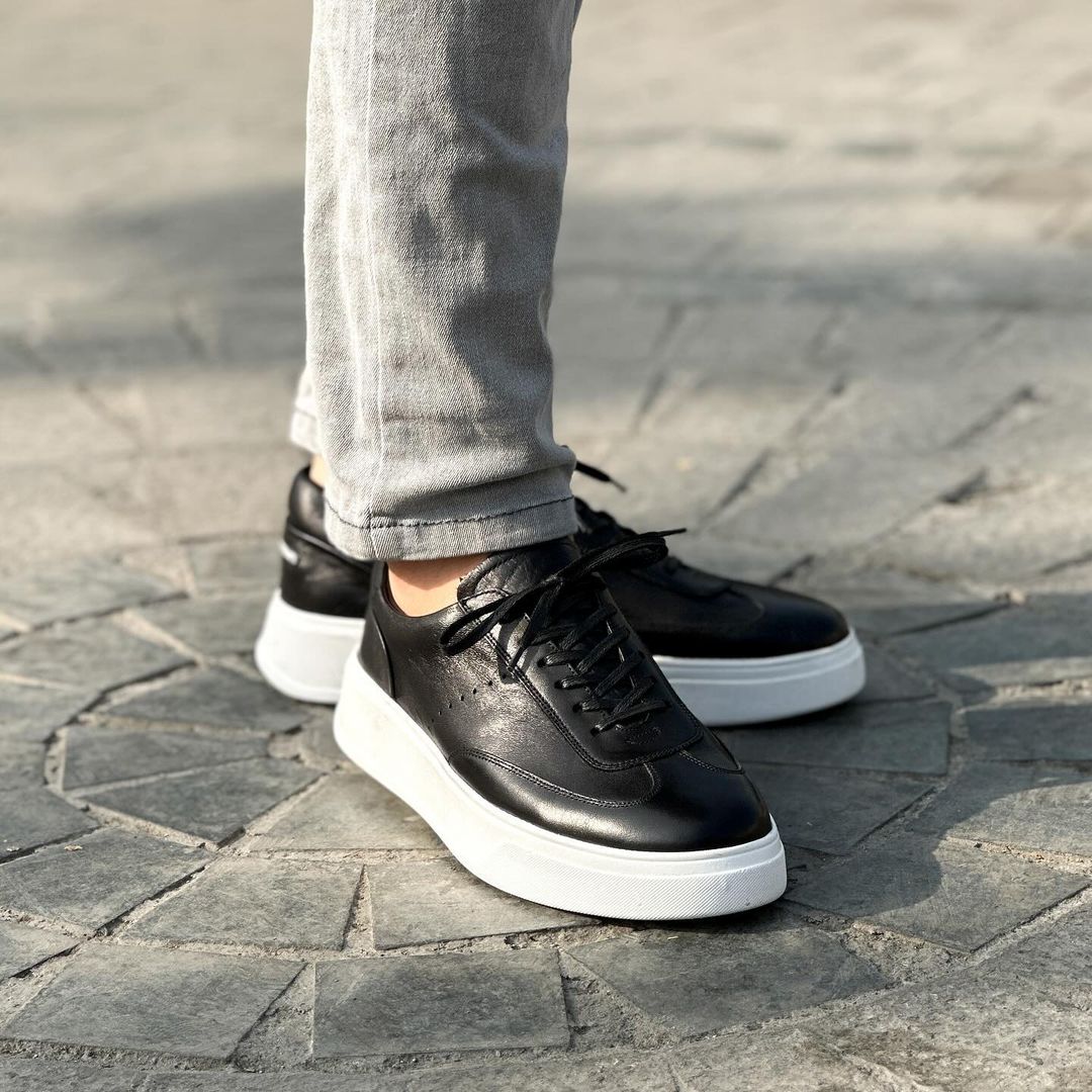 کفش ونس چرم کد 5006